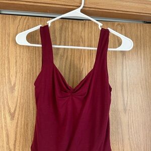 Elegant Burgundy Women's Top